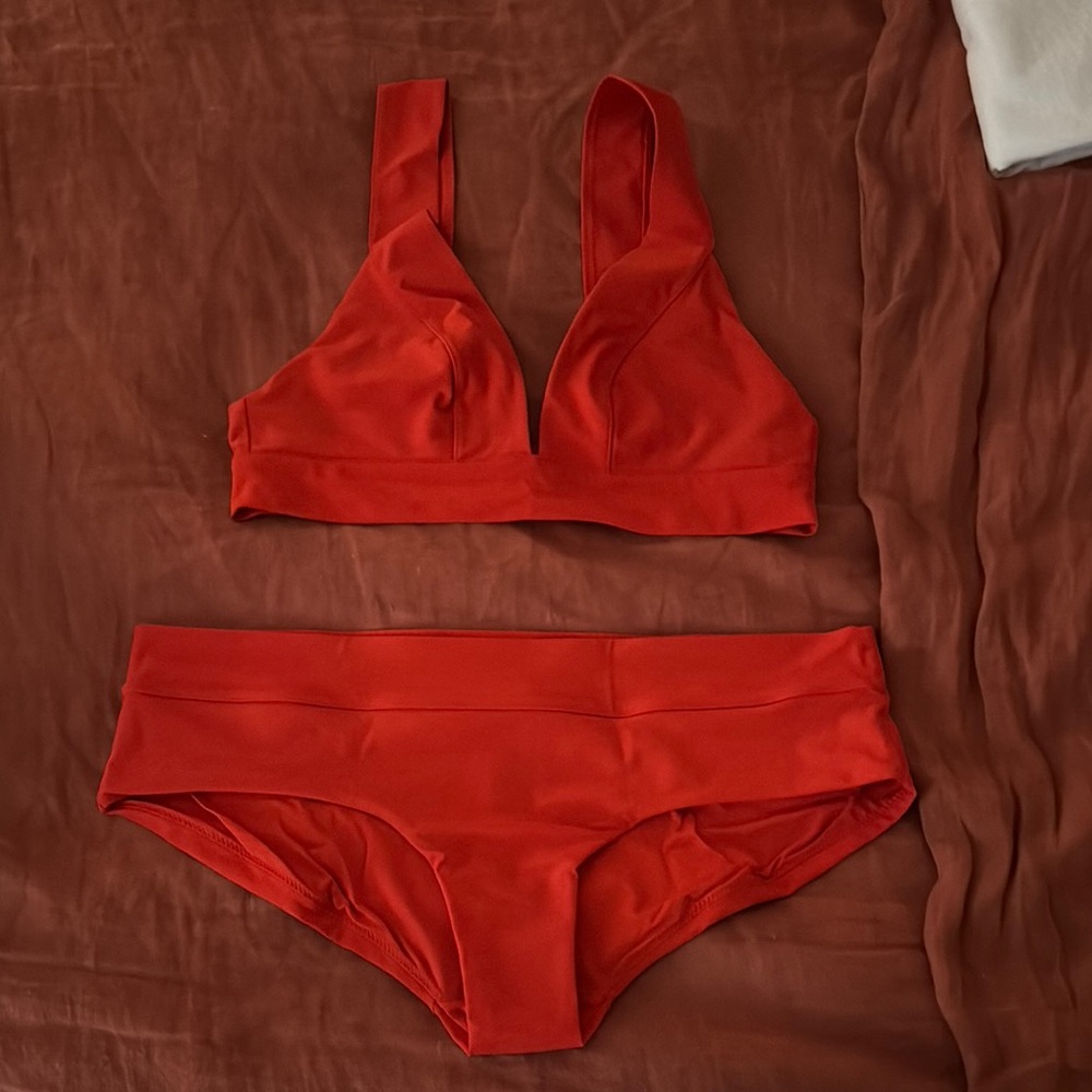 & Other Stories Red Bikini Set